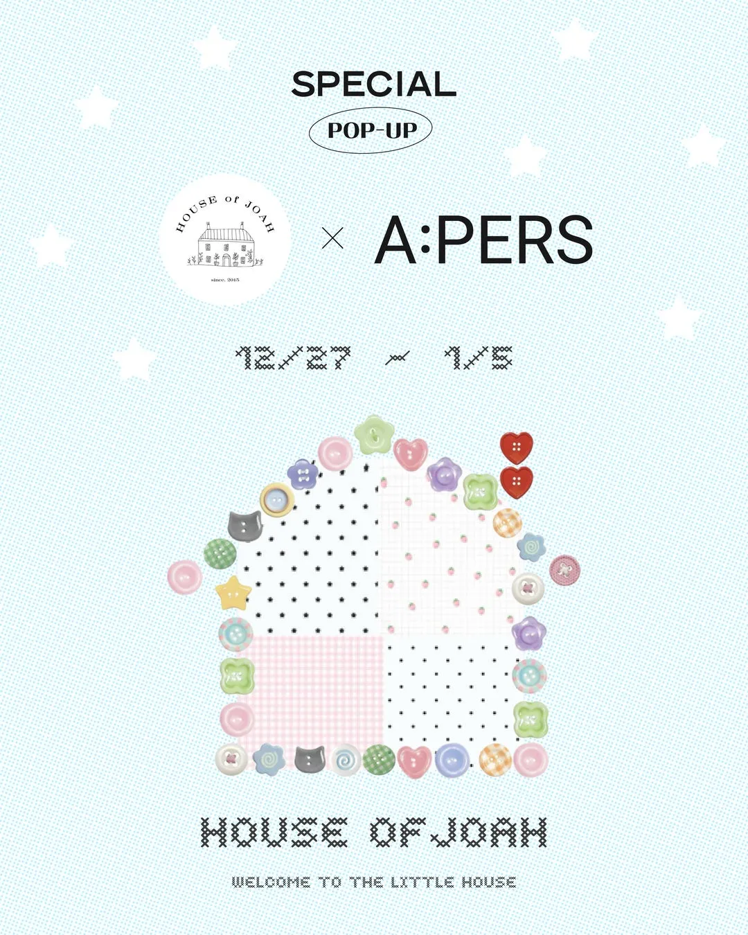 ポップアップイベントの告知ポスター